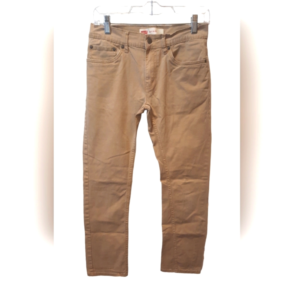 Levi's 511 Boy Pants 16 Slim Khaki Classic Casual